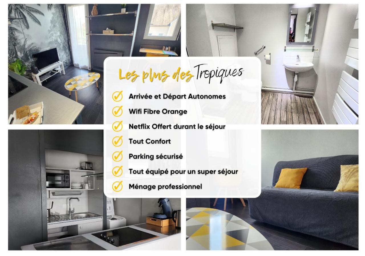 'Les Tropiques' - Parking Prive - Balcon - Tout Confort Жу-ле-Тур Экстерьер фото